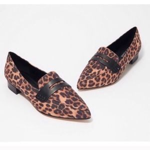 Marc Fisher Leopard Print Loafers NWOT 7.5